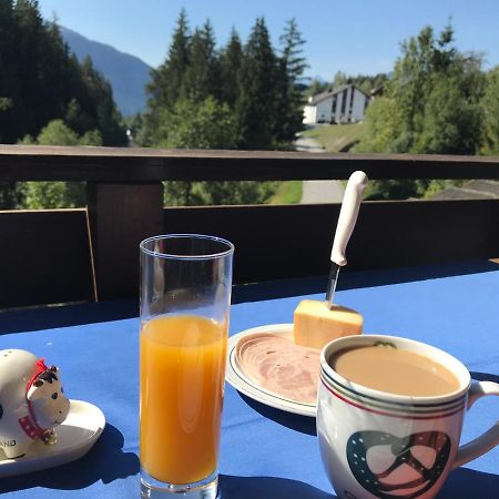 Ferienwohnung Laax Mit Traumblick, Grossem Balkon Und Terrasse מראה חיצוני תמונה