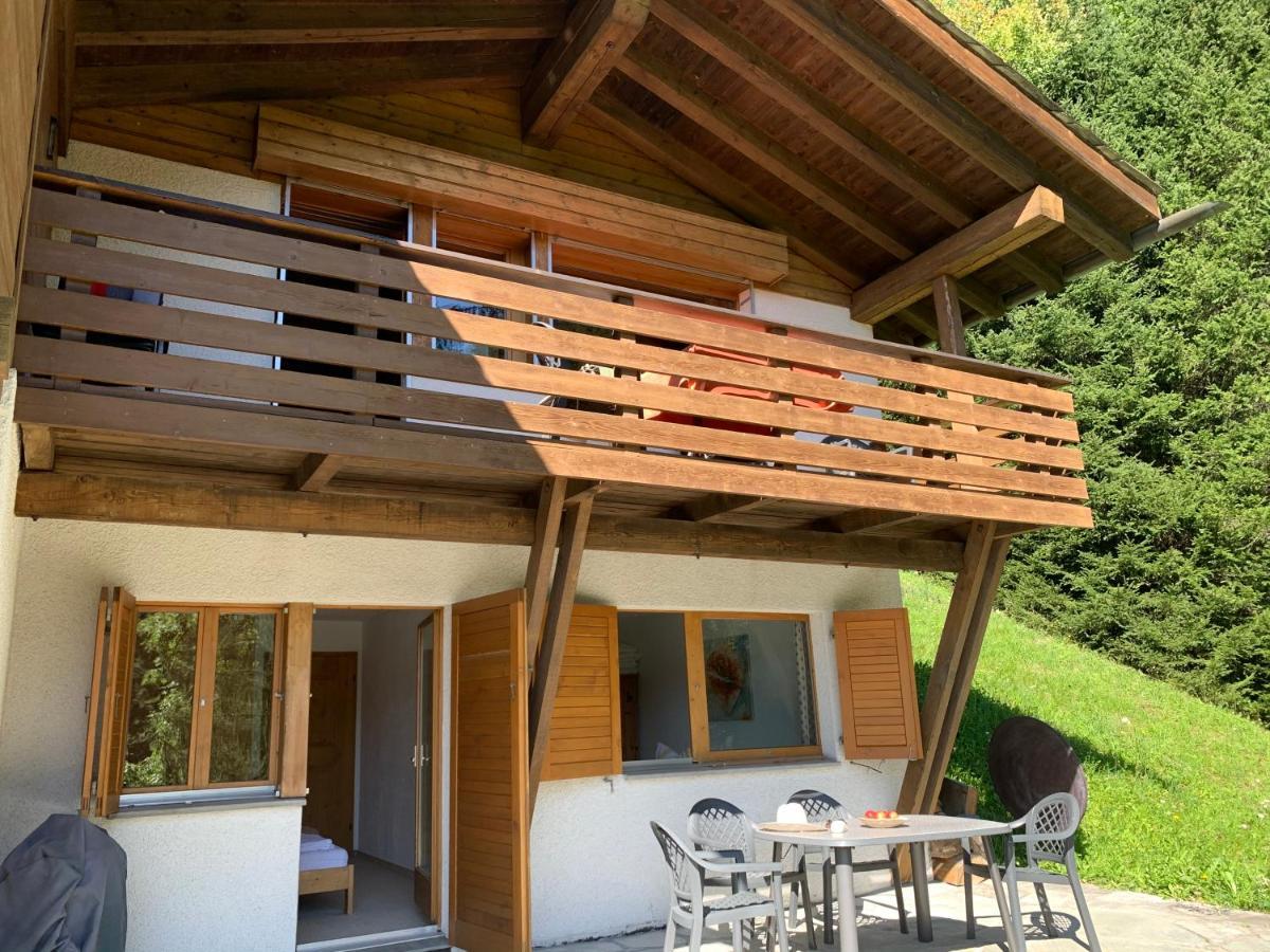 Ferienwohnung Laax Mit Traumblick, Grossem Balkon Und Terrasse מראה חיצוני תמונה