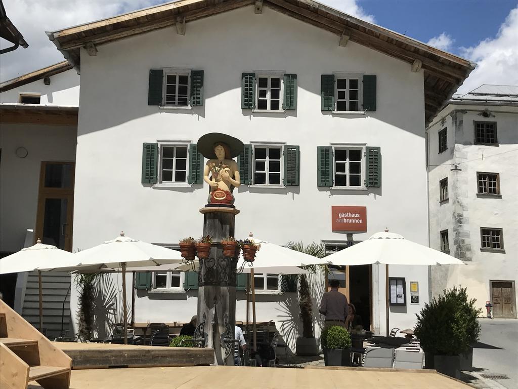 Ferienwohnung Laax Mit Traumblick, Grossem Balkon Und Terrasse מראה חיצוני תמונה