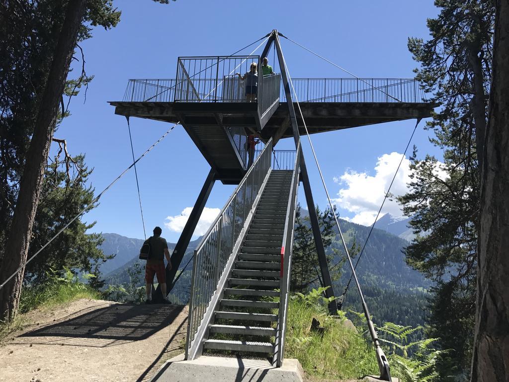 Ferienwohnung Laax Mit Traumblick, Grossem Balkon Und Terrasse מראה חיצוני תמונה