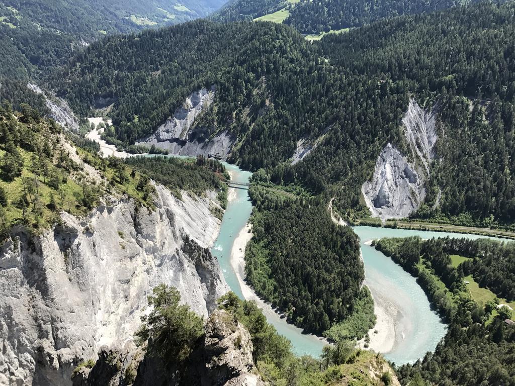 Ferienwohnung Laax Mit Traumblick, Grossem Balkon Und Terrasse מראה חיצוני תמונה