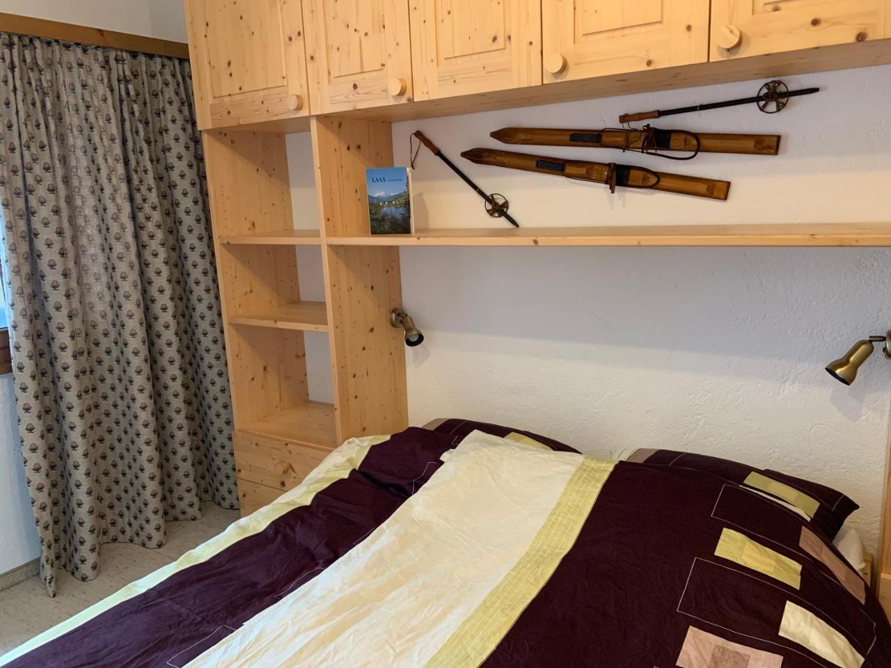 Ferienwohnung Laax Mit Traumblick, Grossem Balkon Und Terrasse מראה חיצוני תמונה