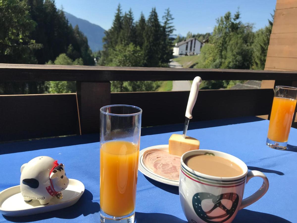 Ferienwohnung Laax Mit Traumblick, Grossem Balkon Und Terrasse מראה חיצוני תמונה